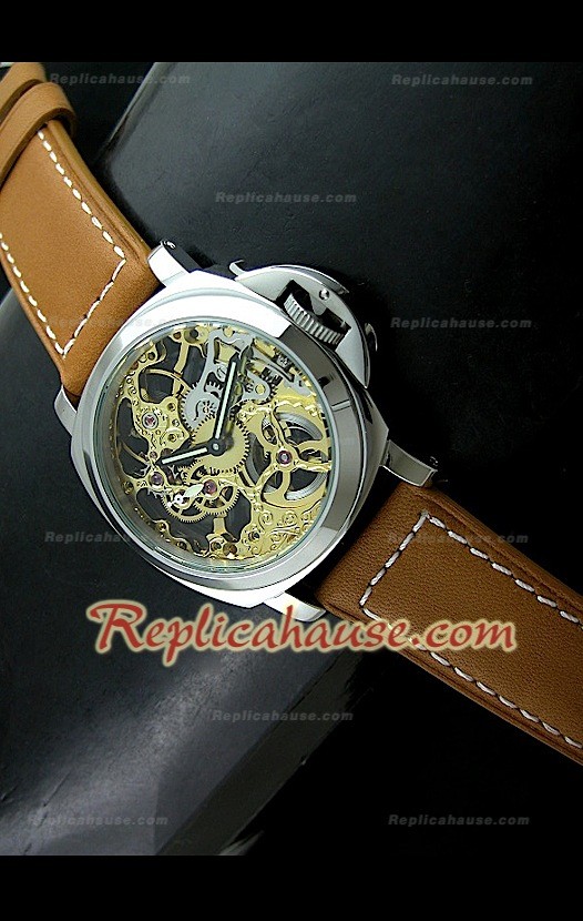Panerai Luminor Skeleton Steel Montre
