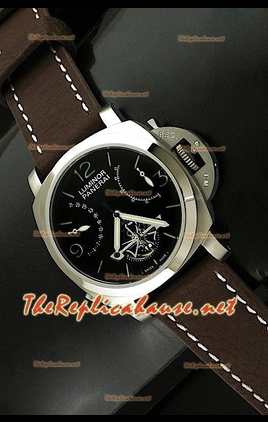 Panerai Luminor Tourbillon Power Reserve Montre 44MM - Cadran Noir