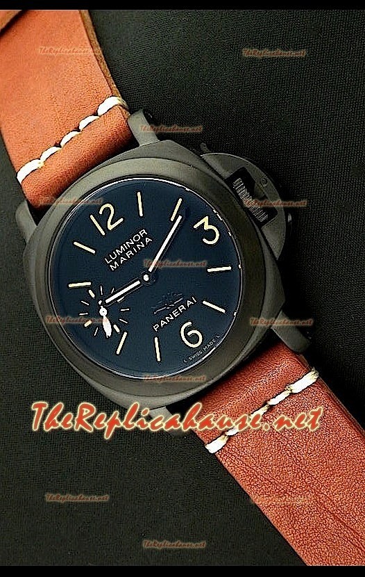 Panerai Luminor Marina Black Seal Montre Suisse avec PVD 