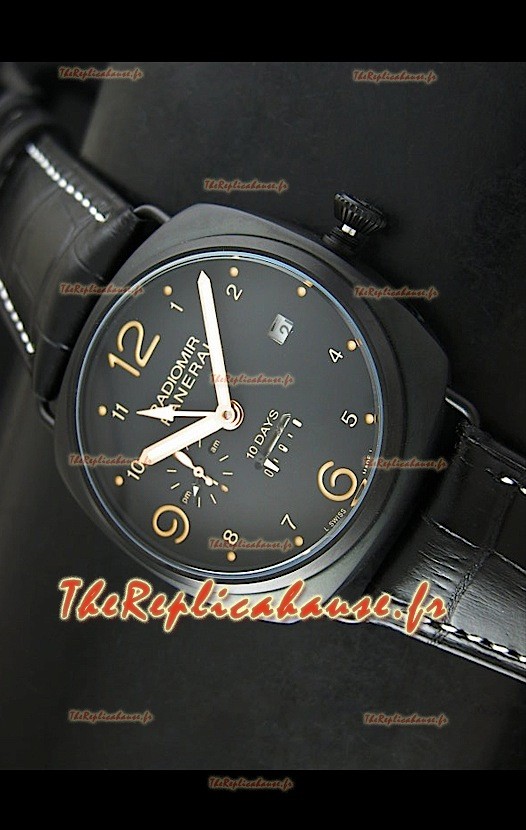 Panerai Radiomir Edition Californie Reproduction Montre Japonaise dans Boitier PVD