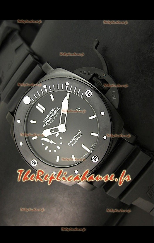 Panerai Luminor Submersible PAM389 Reproduction Montre Japonais PVD EN ENTIER