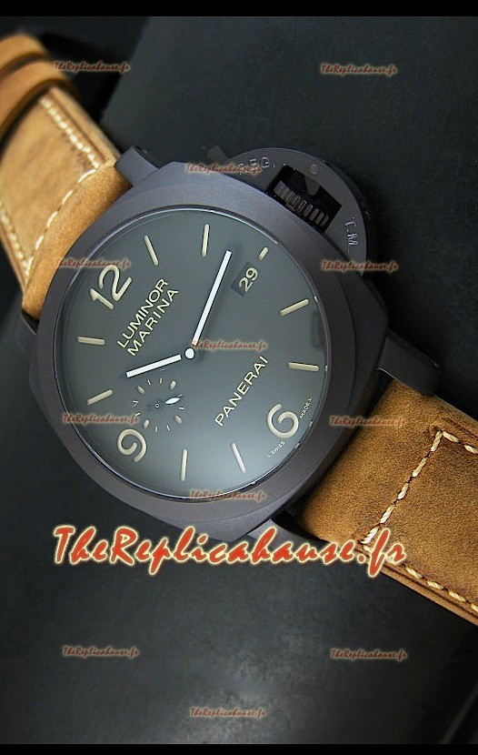 Panerai Luminor Marina 1950 PAM386 Composite DLC Reproduction Montre Suisse