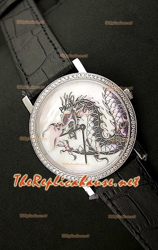 Piaget Altiplano Dragon Montre avec Mouvement à Quartz Japonais