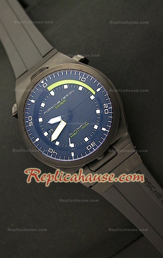 Porsche Design Titanium Swiss Montre avec Indicateur Jaune