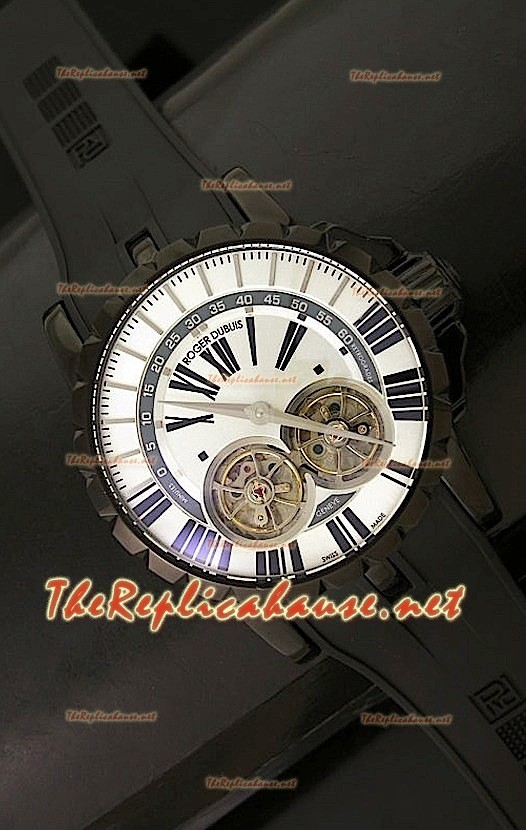 Roger Dubuis Excalibur Chronoexcel Dual Tourbillon avec Boîtier PVD