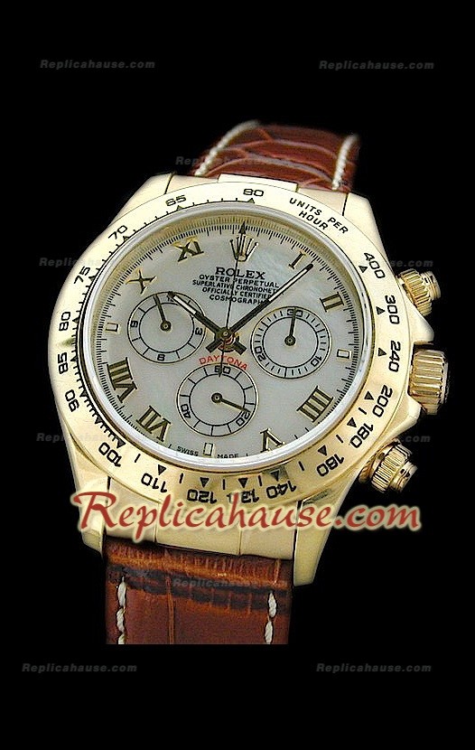 Rolex Daytona Cosmograph Swiss Replica Montre avec Cadran Nacré