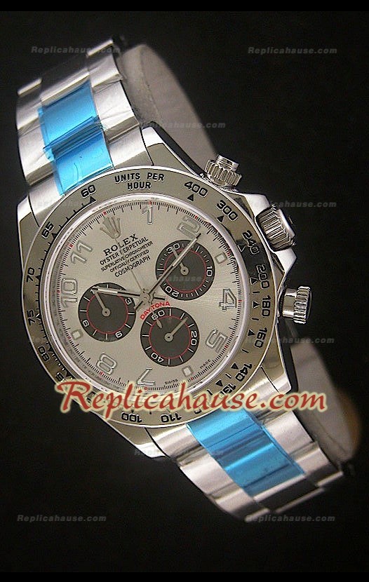 Rolex Daytona Swiss Replica Montre avec cadran en Acier