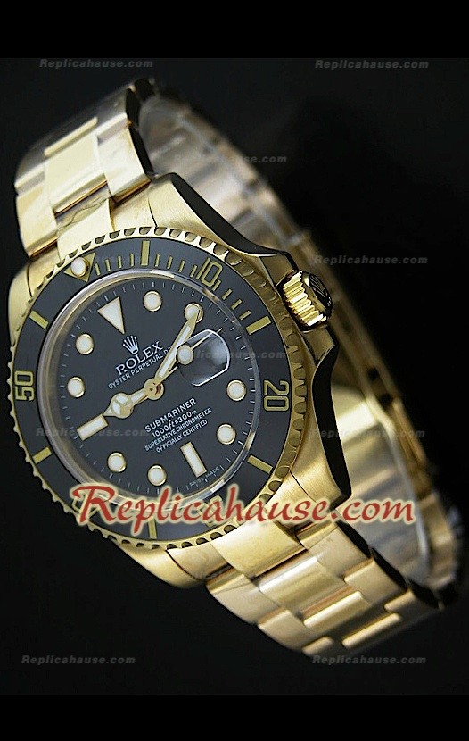 Rolex Submariner Swiss Replica Montre avec Lunette Céramique 