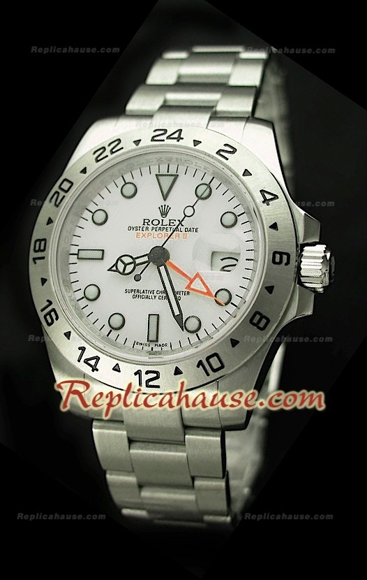 Rolex Replica Explorer II 2011 Edition Montre avec Cadran Blanc