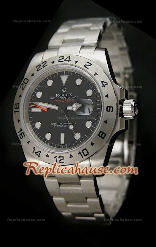 Rolex Replica Explorer II 2011 Edition Montre avec Cadran Noir