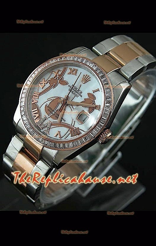 Rolex Datejust Montre Femmes Japonaise avec Boîtier Bicolore – 31 mm
