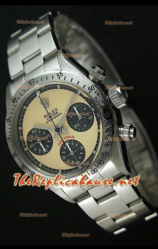 Rolex Cosmograph Daytona 6265 Cadran Crème Antique Lunette d’Acier