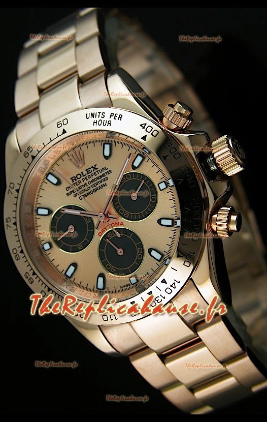 Rolex Cosmograph Daytona Reproduction Montre Japonaise - Sous-Cadrans Mis a Jour