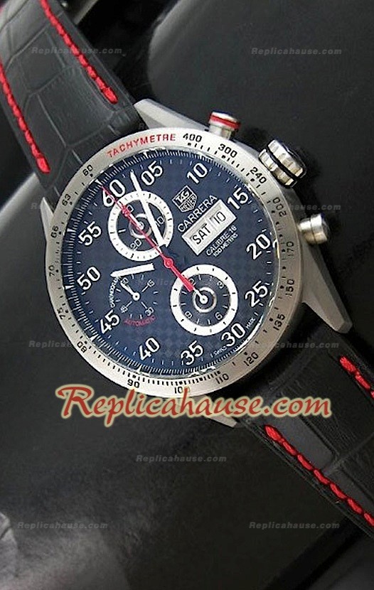 Tag Heuer Day/Date Titanium Swiss Montre - 1:1 Mirror Replica Edition