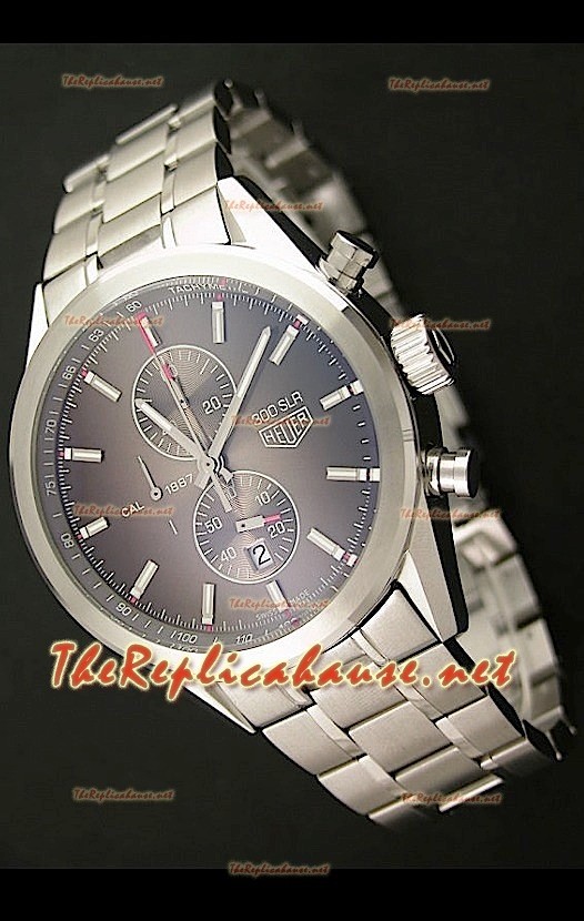 Tag Heuer SLR 300 Chronograph Montre avec Cadran Marron