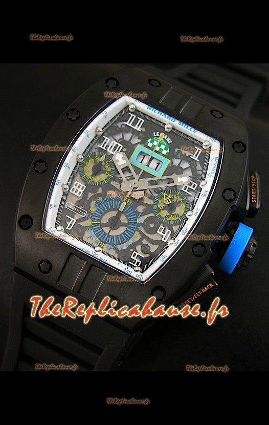Richard Mille RM011 Filipe Massa Edition avec Revêtement PVD Reproduction Montre Suisse