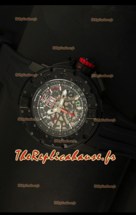 Réplique de montre suisse Richard Mille RM032 avec revêtement PVD