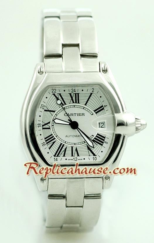 Cartier Replique Roadster GMT automatique - Hommes Size