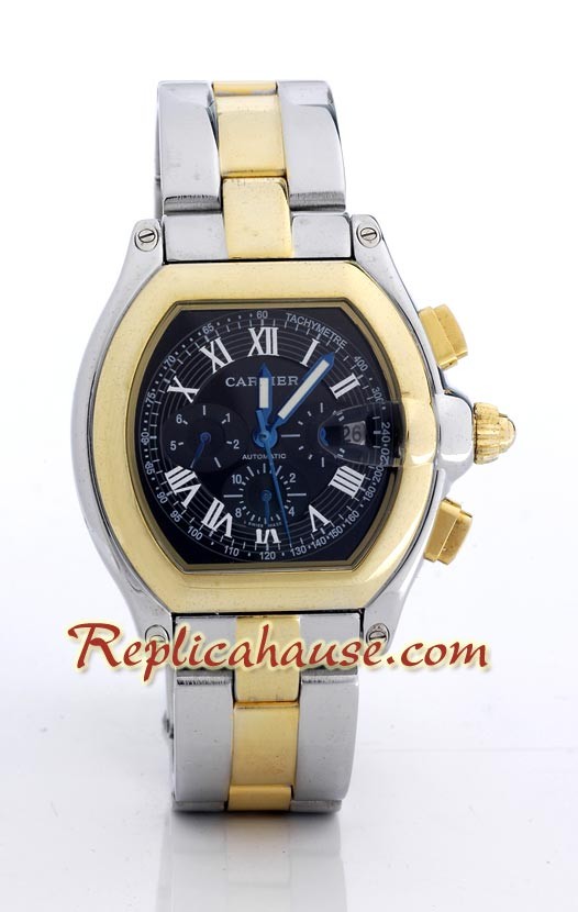 Cartier Replique Roadster automatique - Two Tone Montre