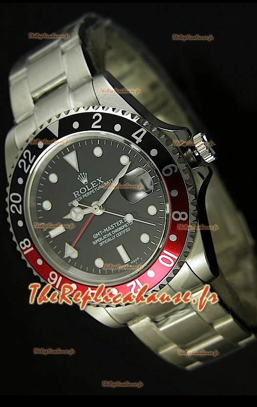 Reproduction Montre Suisse Rolex GMT Masters II - Mouvement 2013 Mis à Jour