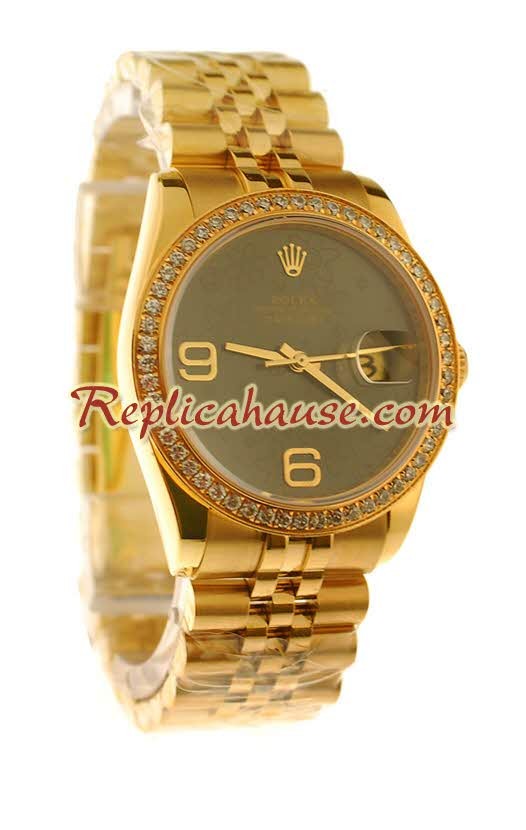 Rolex Suisse Replique Floral Motif 2011 édition Datejust Montre