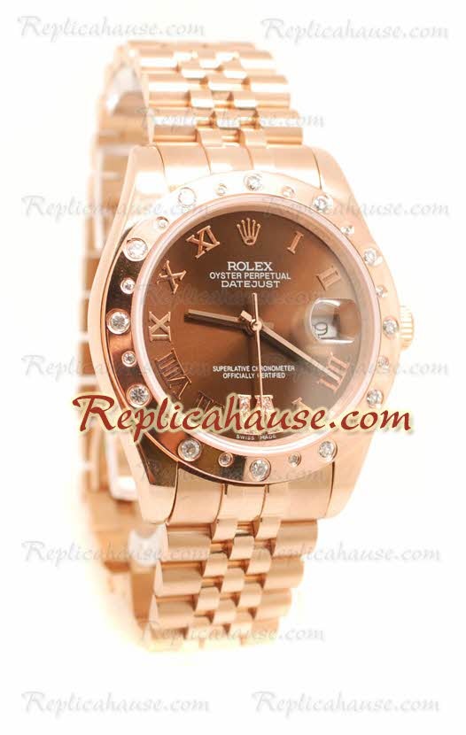 Rolex Replique Datejust d' or Montre