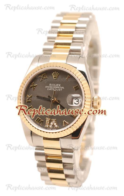 Rolex Datejust Diamond VI Japonais Montre Replique - 36MM