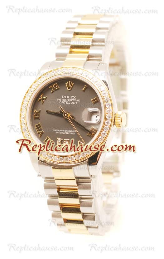 Rolex Datejust Diamond VI Japonais Montre Replique - 36MM