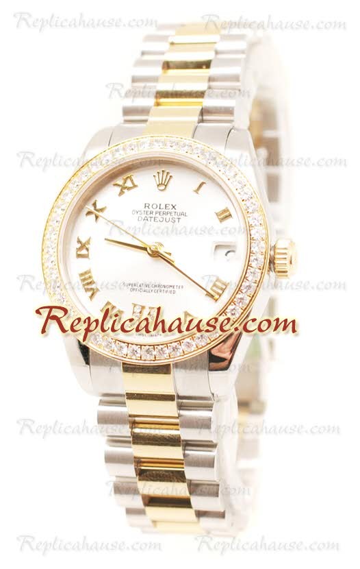 Rolex Datejust Diamond VI Japonais Montre Replique - 36MM
