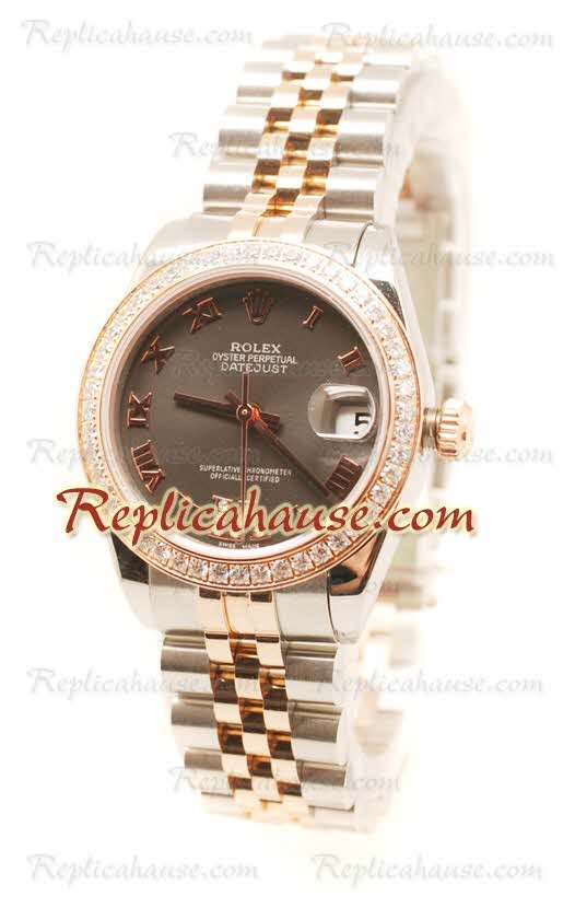 Rolex Datejust Diamond VI Japonais Montre Replique - 36MM