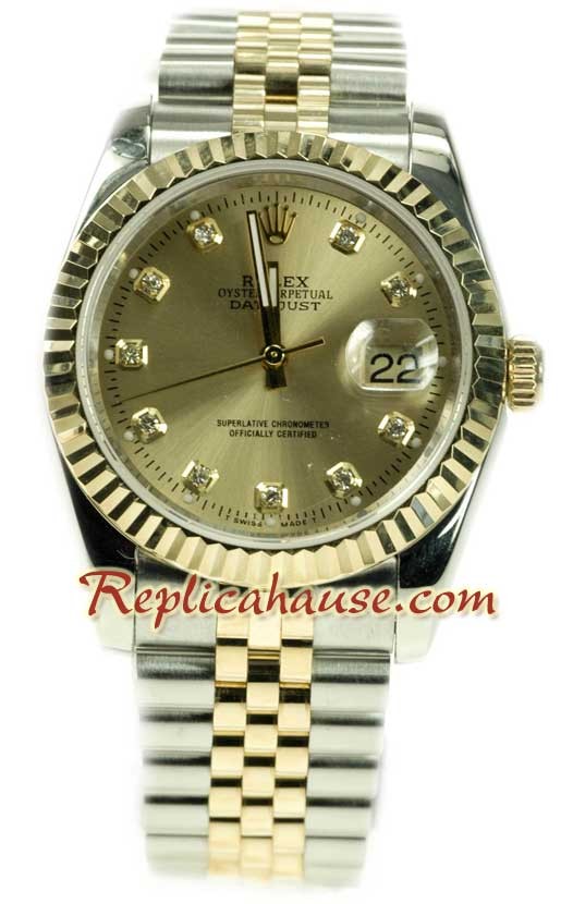 Rolex Datejust Two Tone Montre Replique