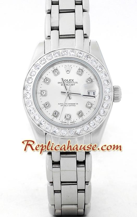 Rolex Replique DateJust - Silver-Lady's