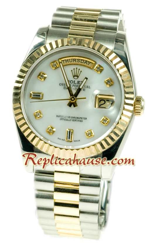 Rolex Replique Day Date Two Tone Montre Suisse