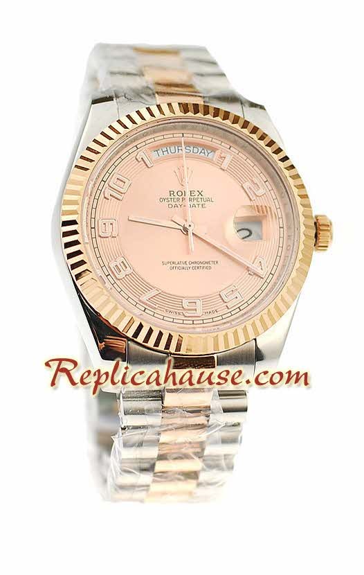 Rolex Replique Day Date Two Tone Montre Suisse