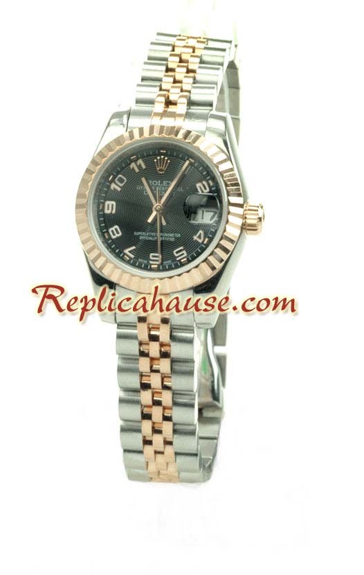 Rolex Replique Datejust Femmes Montre - Pink d' or