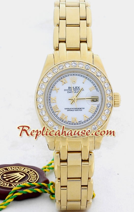 Rolex Replique DateJust - d' or Lady's