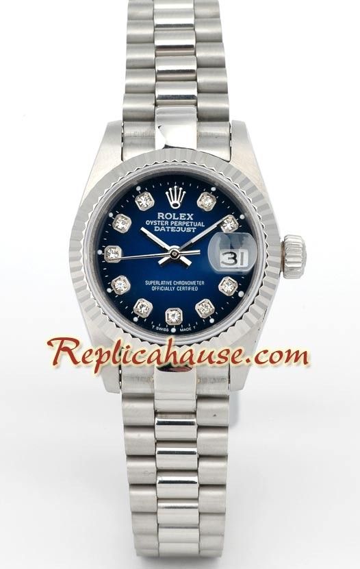 Rolex Replique DateJust - Silver Lady's