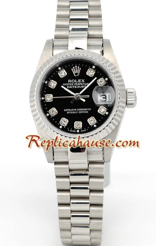 Rolex Replique DateJust - Silver Lady's