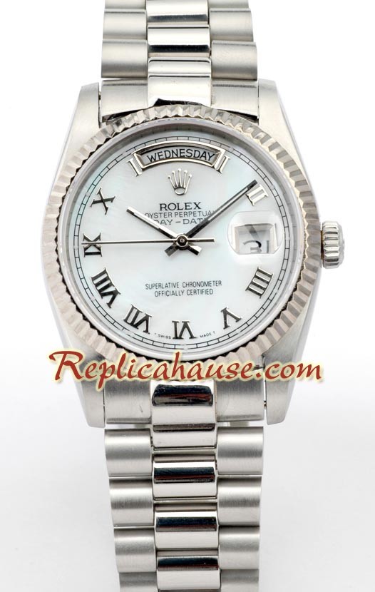 Rolex Replique Day Date-Silver