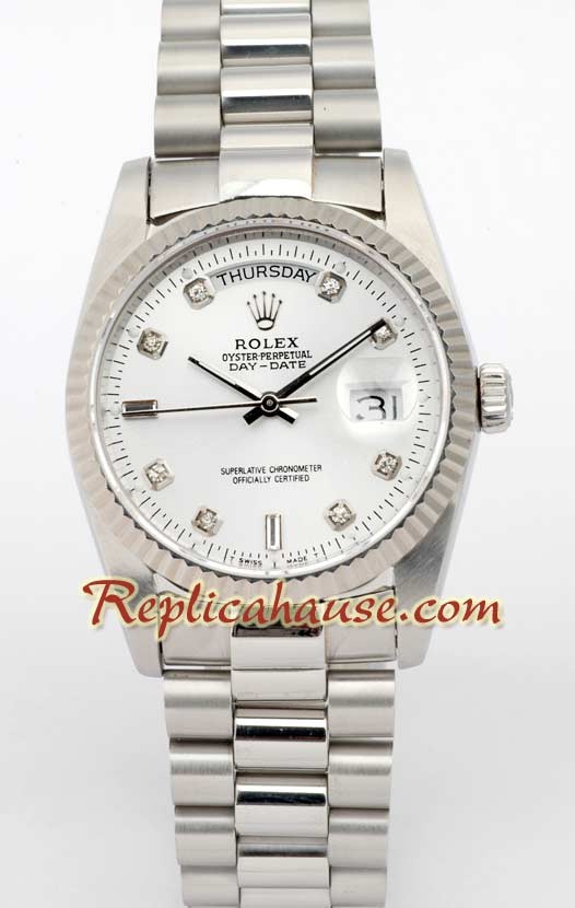 Rolex Replique Day Date-Silver