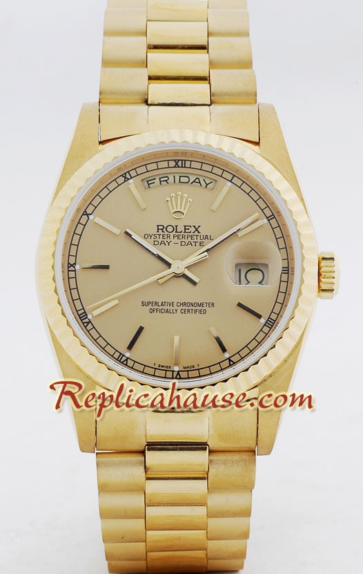 Rolex Replique Day Date d' or
