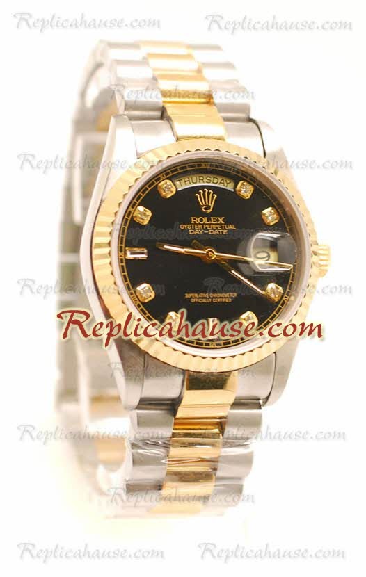 Rolex Replique Day Date Two Tone Montre Suisse