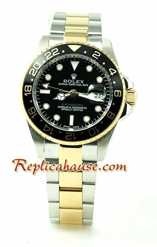 Rolex Replique GMT Two tone Montre Replique