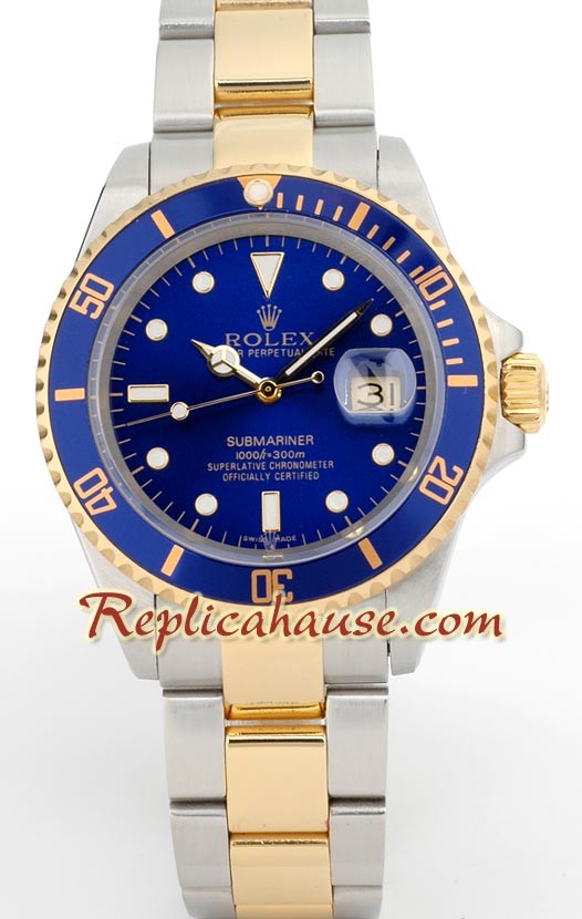 Rolex Replique Submariner Suisse Two Tone Montre