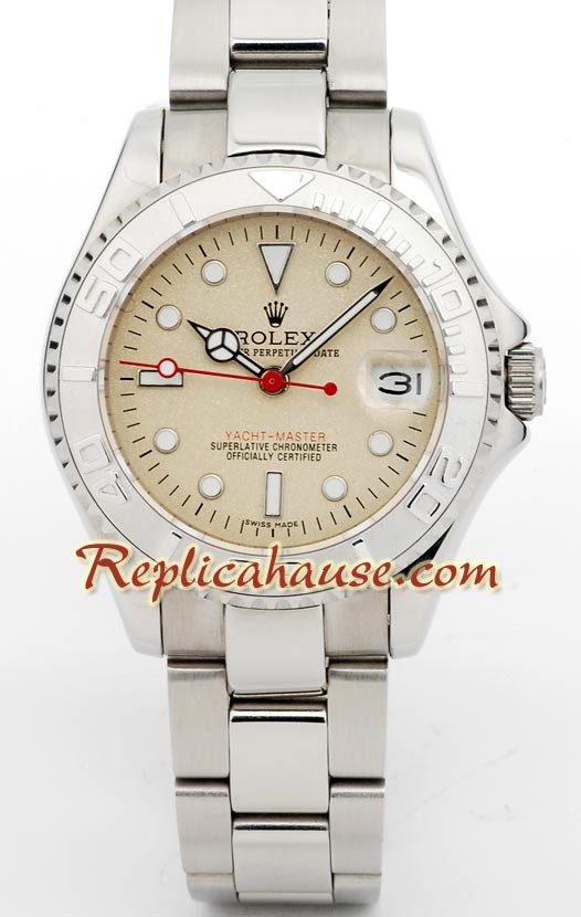 Rolex Replique Yacht Master Silver - Boy Size