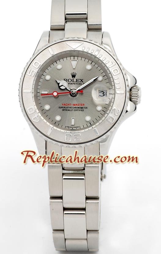 Rolex Replique Yacht Master Silver -Lady's
