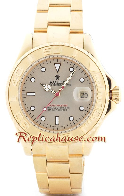 Rolex Yacht Master d' or - d' or Face