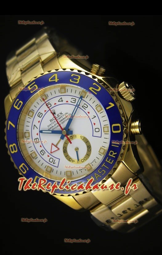 Rolex Yachtmaster II Or jaune - Réplique ultime (chronomètre opérationnel)
