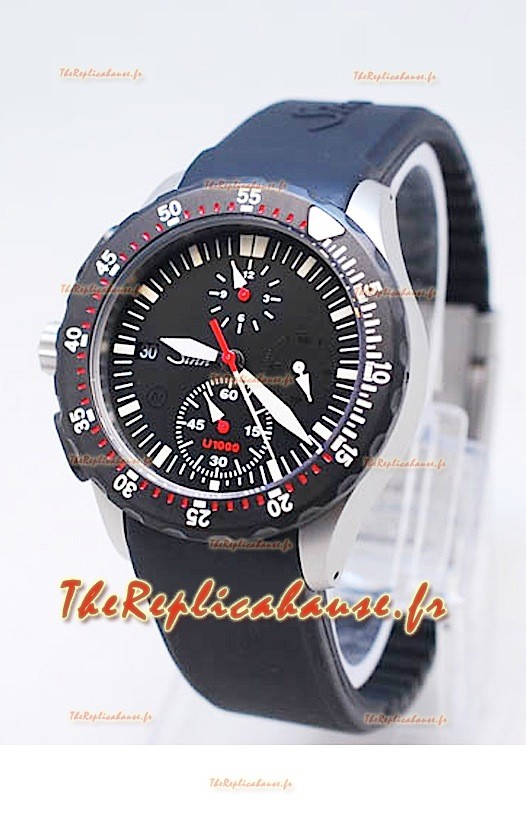 Sinn U1000 Chronographe Reproduction Montre Suisse - Montre Reproduction Exacte 1:1 - Boitier Acier