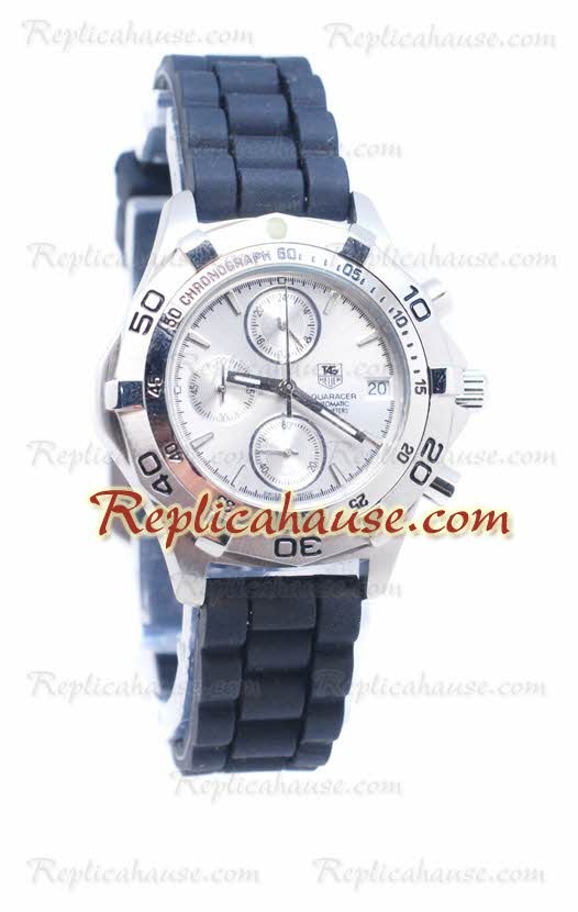 Tag Heuer Aquaracer Quartz Noir Rubber Strap Montre